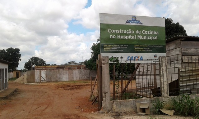 Custando mais de R$ 1 milhão, prefeitura constrói cozinha industrial em hospital de Cerejeiras