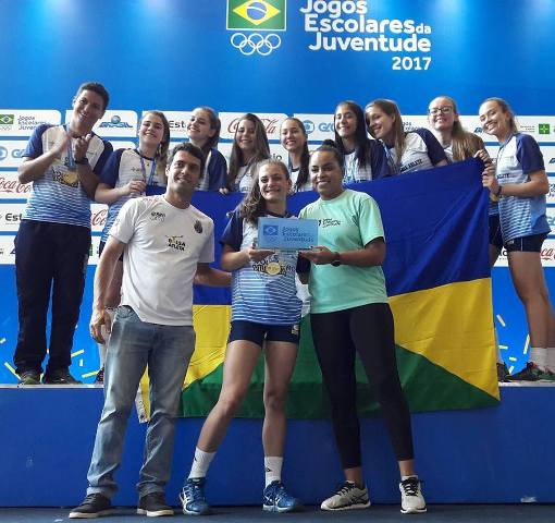 Escola Maria Arlete Toledo é ouro no Voleibol Feminino dos Jogos Escolares da Juventude em Brasília