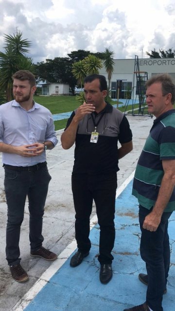 Vereador pressiona governo e empresa terceirizada por melhorias no aeroporto de Vilhena