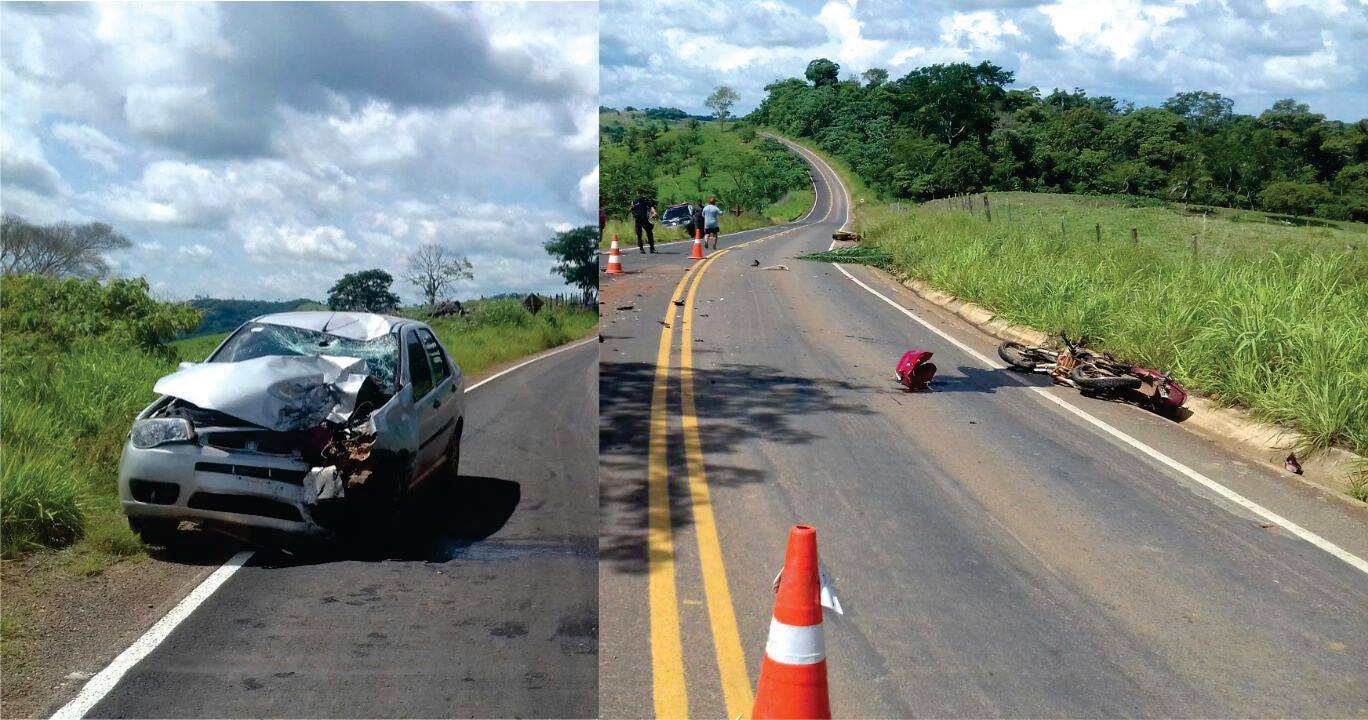 Novos detalhes do acidente que matou jovem em Cabixi: sitiante teve carro atingido por duas motos