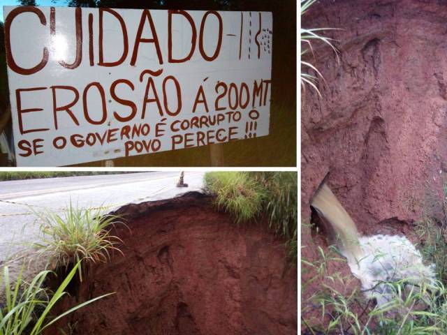 Dnit afirma que obra que irá solucionar erosão na BR 435 já foi licitada; falta assinatura da ordem de serviço