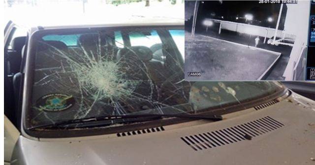 Homem destrói carros após tentativa frustrada de furto na Câmara de Vereadores de Colorado do Oeste