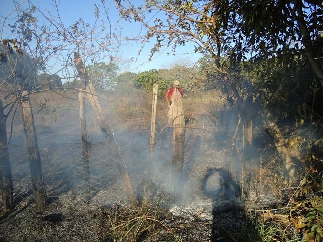 INCÊNDIO EM CHÁCARAS FOI PROVOCADO POR APOSENTADO DE 76 ANOS