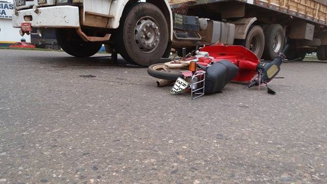 Em trecho crítico da BR 364 em Vilhena, idosa é resgatada em estado grave embaixo de caminhão