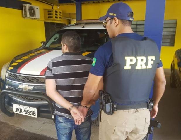 Foragido de Ji-Paraná é preso pela PRF em Vilhena; mandado foi expedido pela justiça federal
