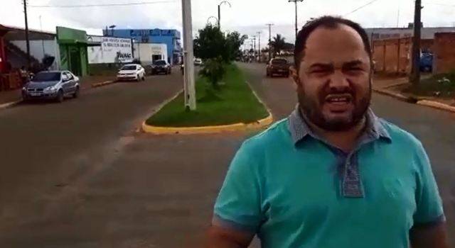 Vilhena: vereador grava vídeo e ameaça usar picareta para fazer serviço da prefeitura em local marcado por mortes