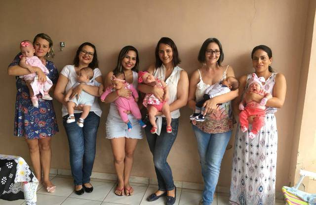 Após partos, Policiais femininas de Vilhena voltam a se encontrar e produzem foto com bebês no colo