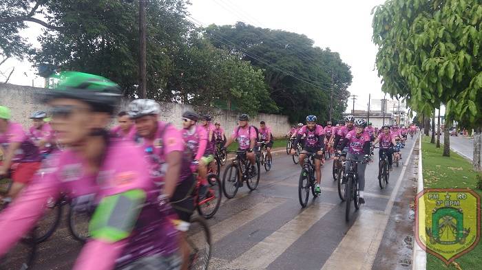 Pedal Rosa 2018: Centenas de ciclistas participaram da 3ª edição do evento de iniciativa do 3º BPM