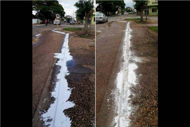 No Facebook, vereador mostra desperdício e incompetência em serviço executado pela prefeitura
