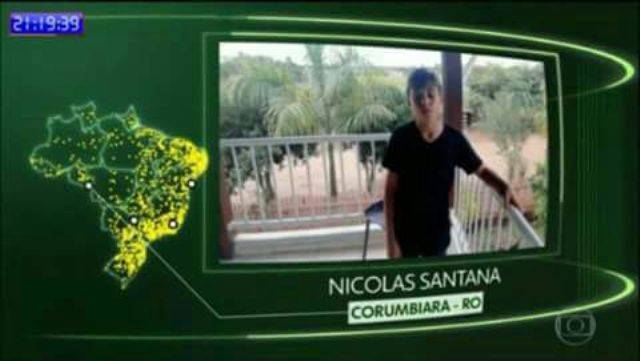 Assista: garoto revela no Jornal Nacional o drama de crianças sem escola por falta de estradas em Corumbiara