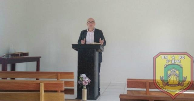 Juiz de Direito que também é pastor comanda culto ecumênico no 3º Batalhão da PM em Vilhena