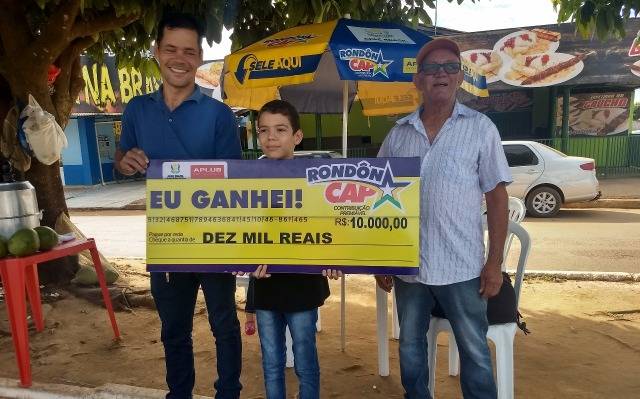 Vilhenense sela Rondon Cap no nome do filho e fatura prêmio em dinheiro no Dia das Mães