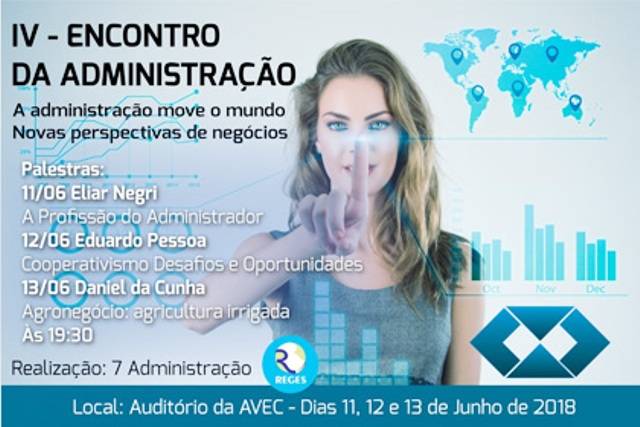 IV Encontro de Administração da Faculdade AVEC começa nesta segunda-feira, 11, em Vilhena