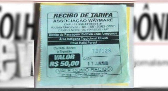 Mesmo após PF e PRF prender 15 na região, indígenas continuam cobrando pedágio em rodovia federal