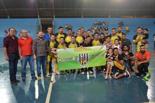 Deportiva Cemetra conquista o Campeonato Municipal de Futsal 1ª Divisão