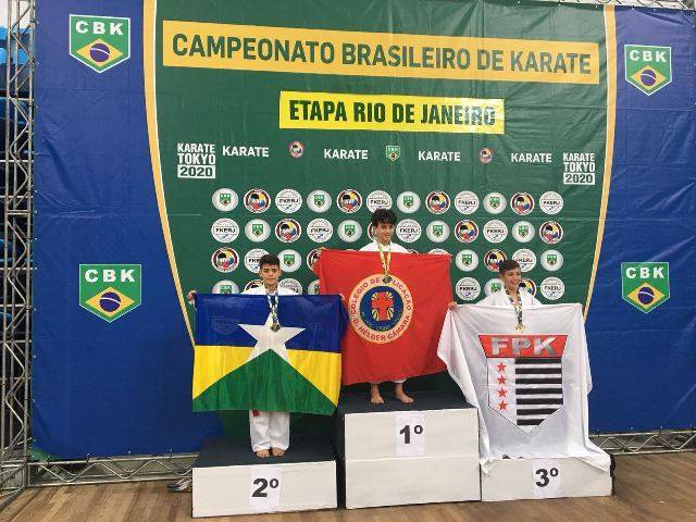 Após conquista do vice na etapa carioca do Brasileiro de Karate, vilhenense se prepara para competição em MG