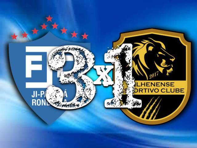 Vilhenense sofre derrota para o Ji-Paraná e segue na terceira colocação da Chave B do Estadual Sub-20