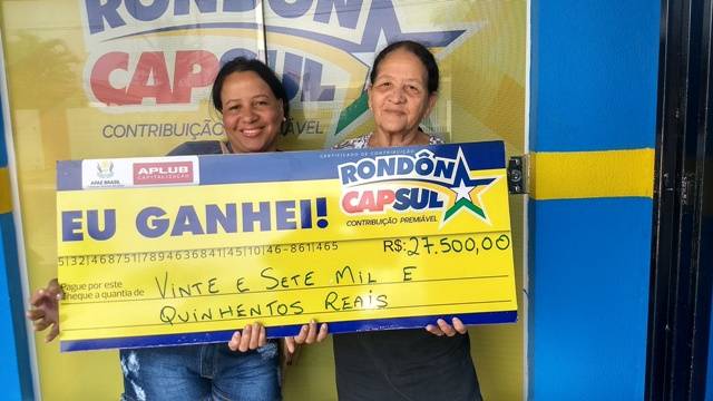 Vilhenense de 78 anos fatura o 4º prêmio do Rondon Cap Sul; região teve seis ganhadores no último sorteio