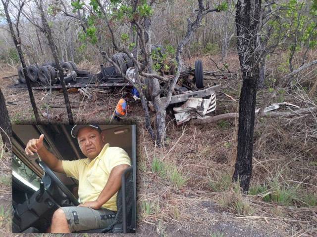 Ex-morador de Vilhena, caminhoneiro morre após capotamento em rodovia do Mato Grosso