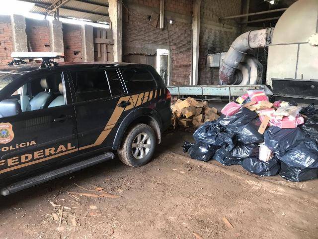 Com autorização da justiça, PF incinera quase uma tonelada de drogas apreendidas em Vilhena só este ano