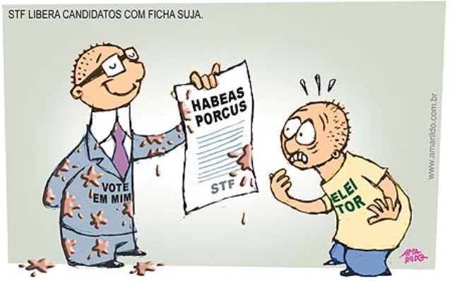 ECONOMIZANDO TEMPO: JUSTIÇA SÓ VAI JULGAR “FICHAS SUJAS” QUE FOREM ELEITOS