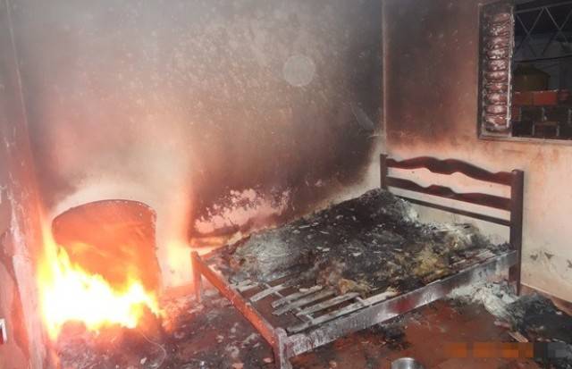 Dona de casa que havia hospedado vítima de homicídio tem a casa incendiada em Vilhena
