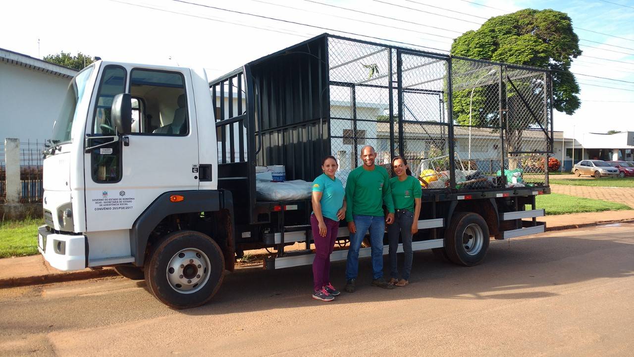 Com beneficio liberado por Luizinho Goebel, Associação dos Catadores de Recicláveis de Cerejeiras adquire caminhão