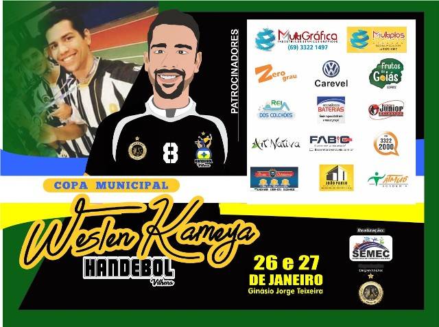 Handebol vilhenense homenageia atleta da modalidade falecido em acidente no mês de dezembro