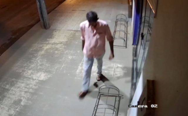 VEJA VÍDEO: ladrão rouba câmeras instaladas em loja de Vilhena e é filmado pelos próprios equipamentos