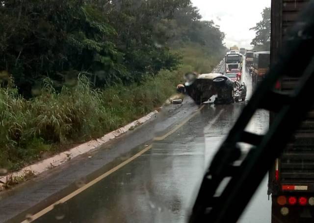 Acidente entre duas caminhonetes deixa três mortos da BR 364; um dos veículos seria de Vilhena