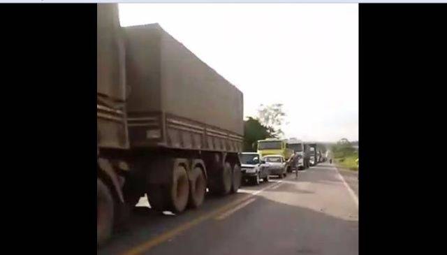 ASSISTA: vídeo fake sobre “nova greve de caminhoneiros” assusta vilhenenses, mas PRF desmente bloqueio na BR 364