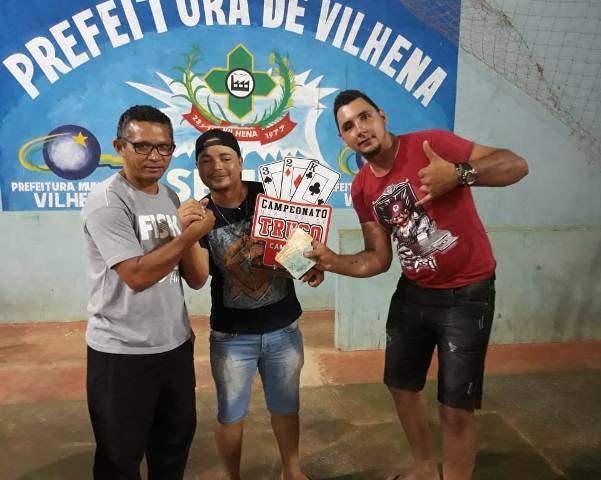 Dupla Márcio e José Carlos conquista o Torneio Municipal de Truco