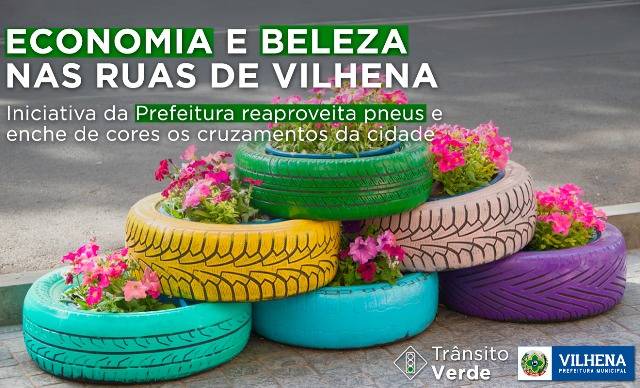 Projeto “Trânsito Verde” vai implantar rotatórias sustentáveis em vários cruzamentos de Vilhena