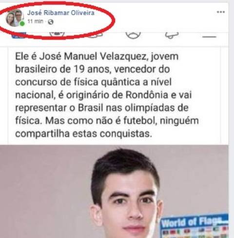 Prefeito de Colorado do Oeste “cai” em fake news e “apóia” ator pornô espanhol como se fosse estudante de Rondônia