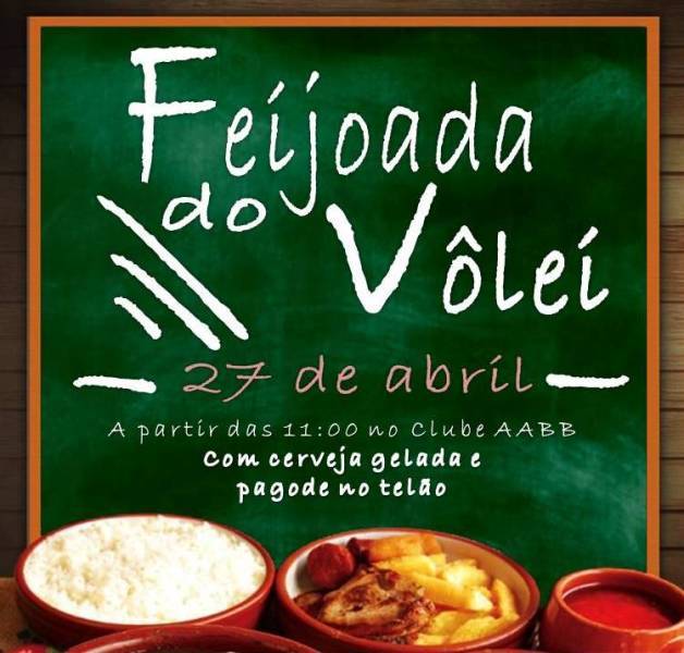 Equipe de voleibol promove feijoada para custeio de viagem para torneio no Mato Grosso