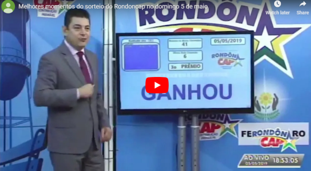 Veja em vídeo os melhores momentos do sorteio do Rondoncap no domingo, 05 de maio