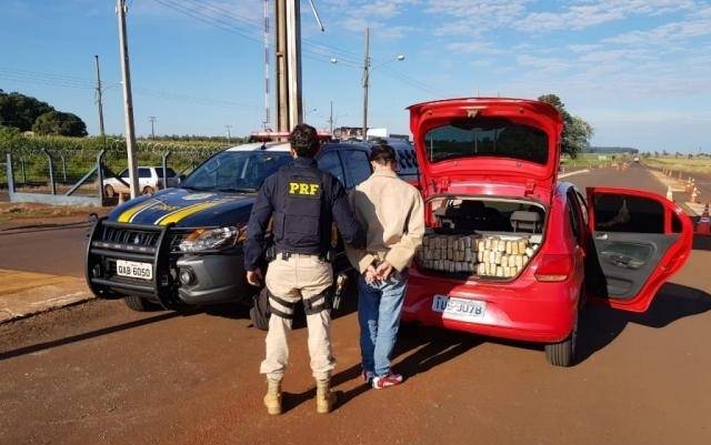 “Cavalo Doido”: vilhenense de 39 anos é preso com carro lotado de maconha em rodovia no Mato Grosso do Sul