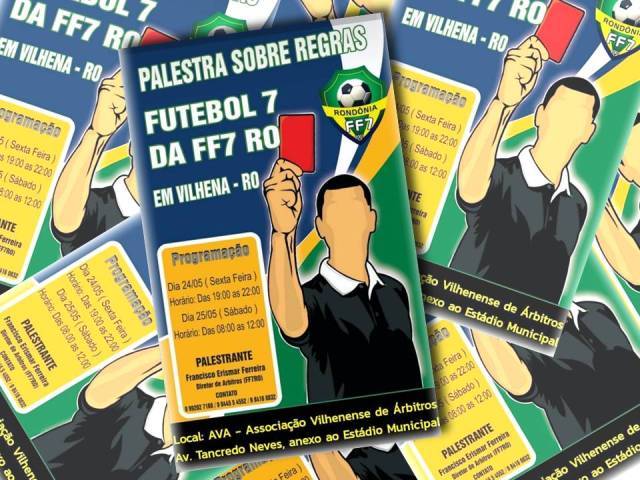 Em parceria, AVA e FF7RO realizam curso de árbitros em Vilhena