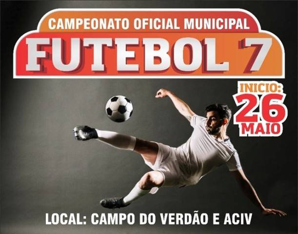 CT Verdão sedia a 1ª rodada do Campeonato Municipal de Futebol 7 que começa domingo