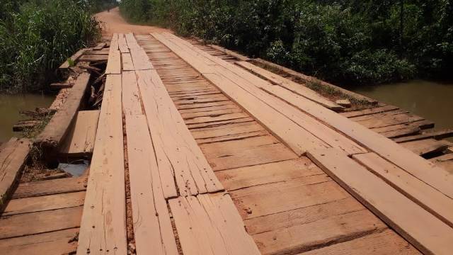 VÍDEO: grande produtora de grãos e gado, Corumbiara pode ter sua economia prejudicada por ponte prestes a despencar