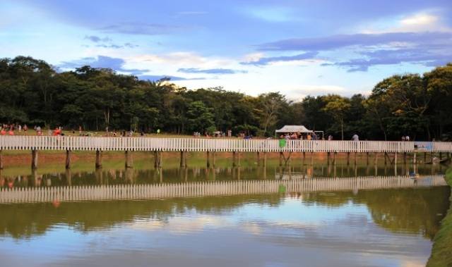 Inacreditável: em Vilhena, ladrões furtam equipamentos que abasteciam lago de Parque Ecológico