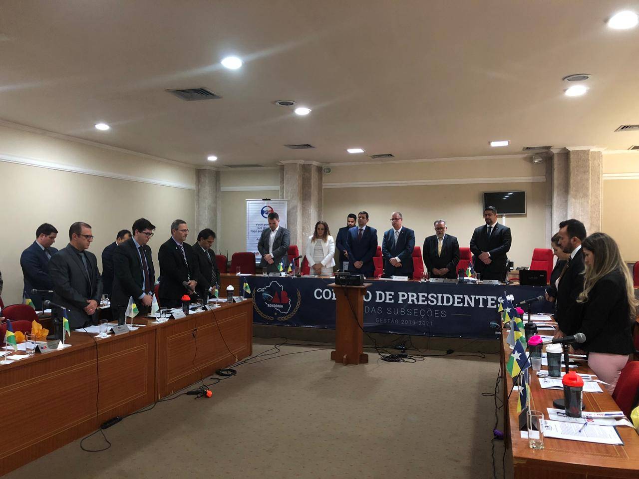Minuto de silêncio: OAB interrompe reunião e presta homenagem a advogado que morreu em Vilhena aos 79 anos