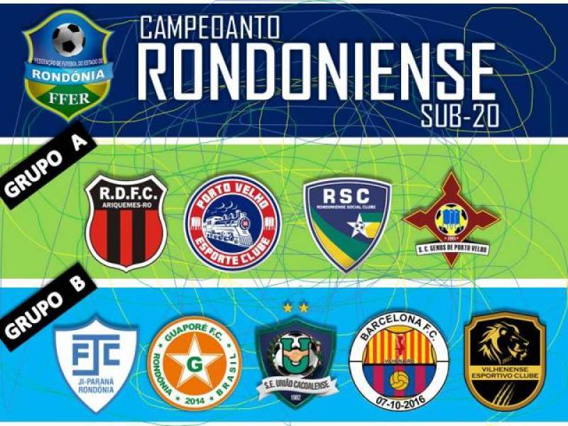 Rondoniense Sub-20: campeão Real Ariquemes estreia fora de casa; Vilhenense folga na primeira rodada
