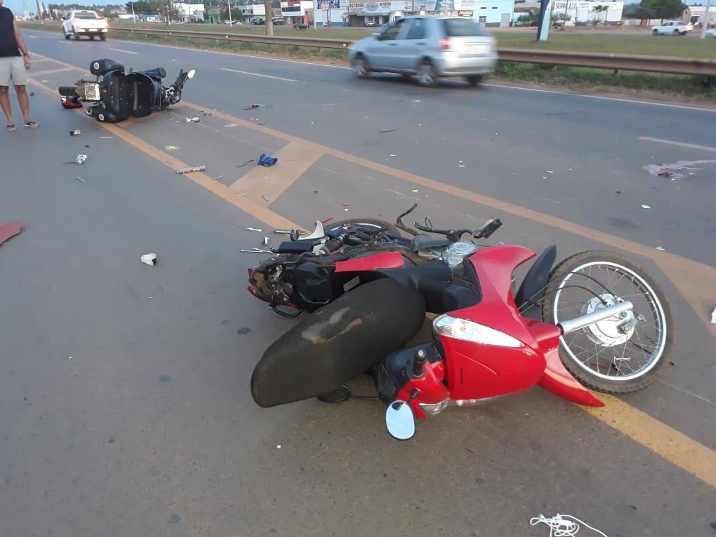 Sobrevivente de colisão entre motos que deixou um morto em Vilhena luta pela vida enquanto aguarda vaga em UTI de Cacoal