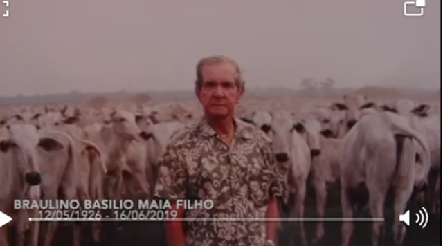 Aos 93 anos, morre Garon Maia, um dos maiores pecuaristas do mundo, que tinha terras no Cone Sul de Rondônia