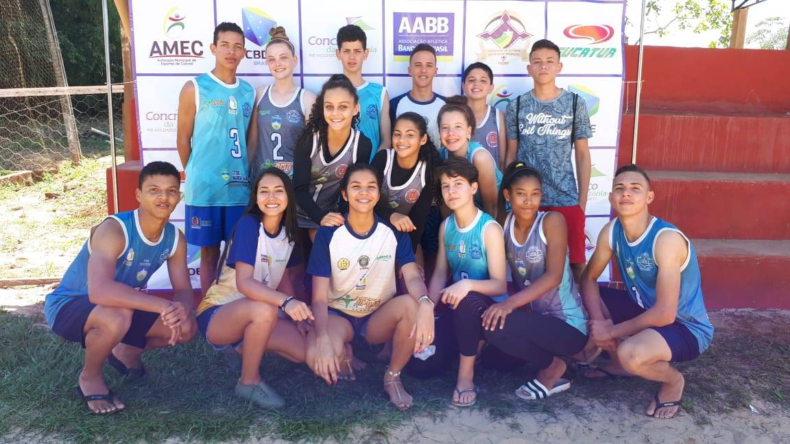Em parceria com a AVV, escolas de Vilhena conquistam cinco das seis vagas para o Nacional de Vôlei de Praia Escolar