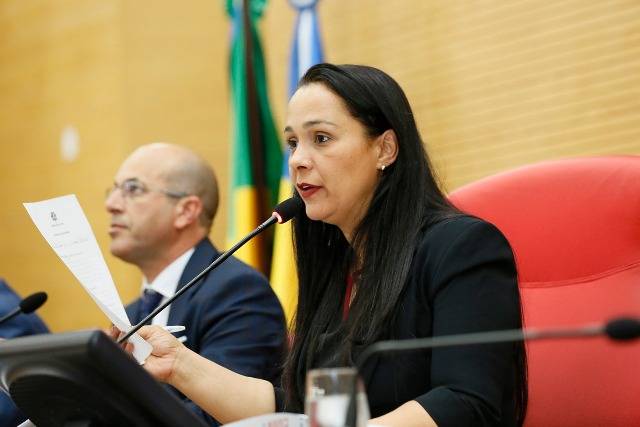 Deputada Rosangela Donadon preside última sessão da Assembleia Legislativa no primeiro semestre de 2019