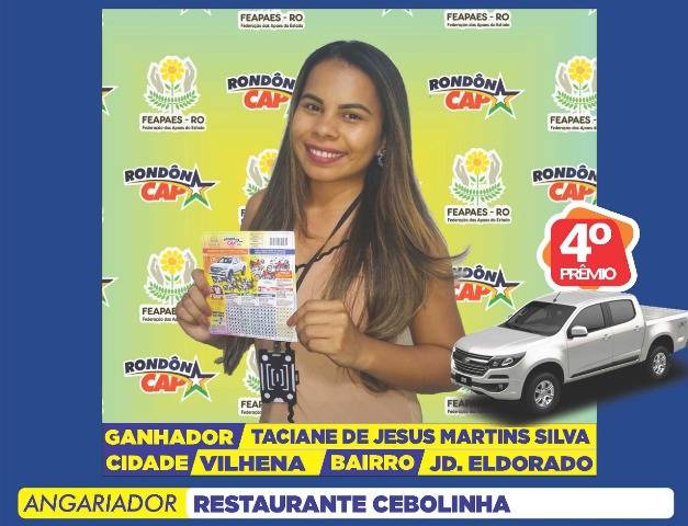 Vilhenense fatura S-10 no sorteio do Rondoncap; amanhã tem sorteio de carros e prêmios em dinheiro