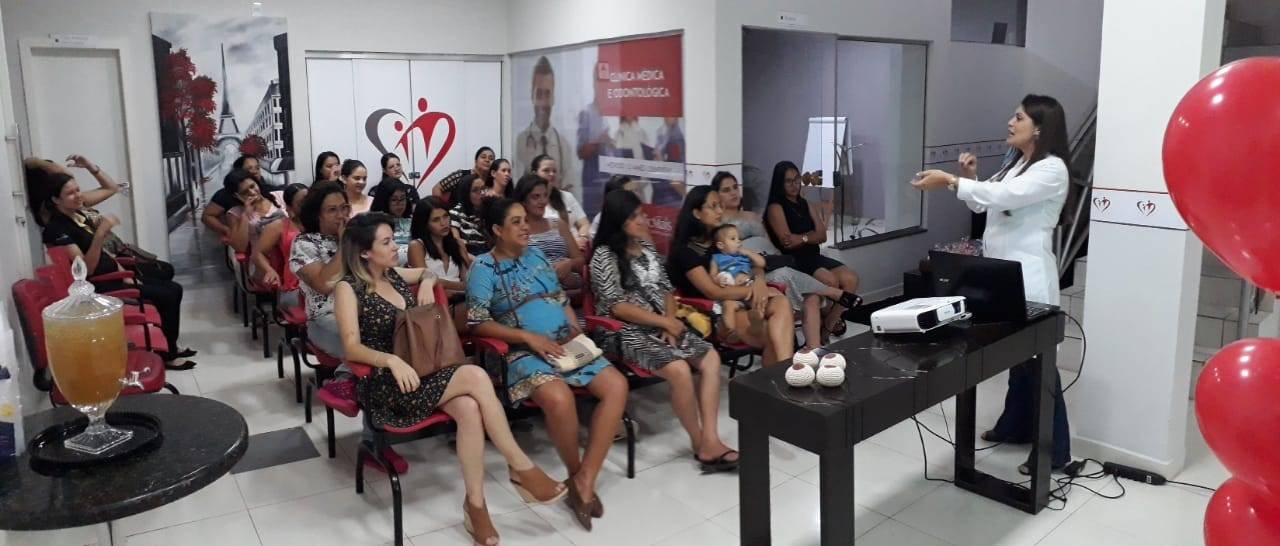 Em clínica médica de Vilhena, gestantes recebem orientação sobre amamentação e seus efeitos