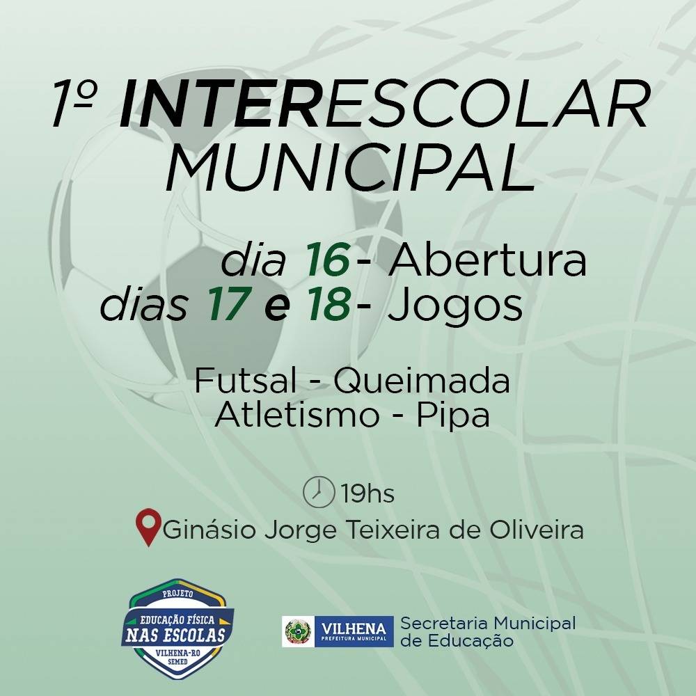 Congresso Técnico dos Jogos Interescolares da Rede Municipal acontece nesta segunda-feira